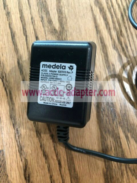 New Medela 9207010 U090100D31 9V 1A AC/DC Adapter Charger